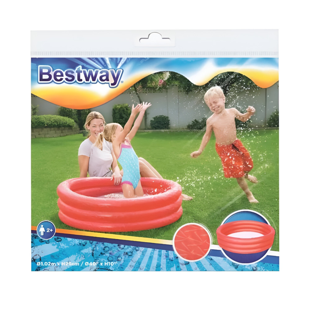 Бассейн надувной 152*30 см 282 л микс BestWay