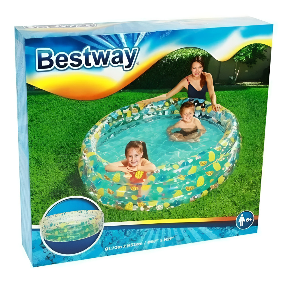 Бассейн надувной 170x53 см 697 л Bestway