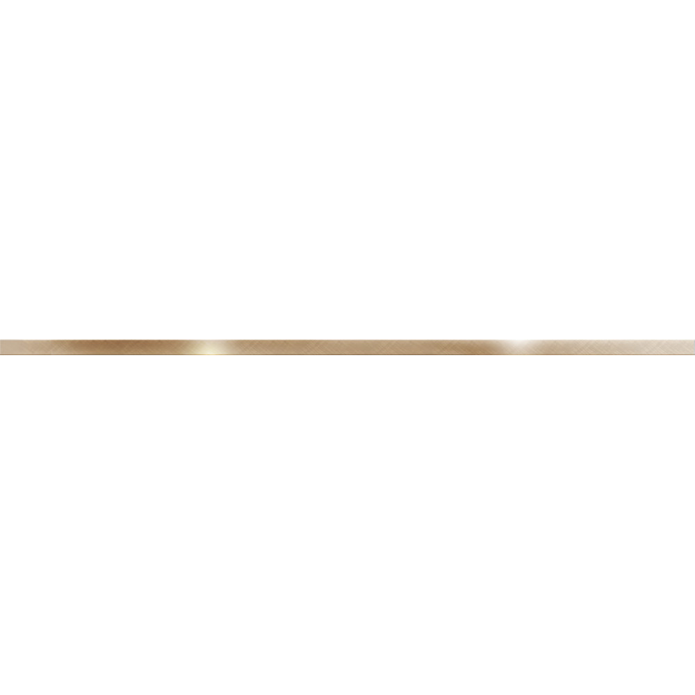 Бордюр Метал / Metallic Glossy Gold 12*500*9 (99 шт. в коробке) BWM51MET808