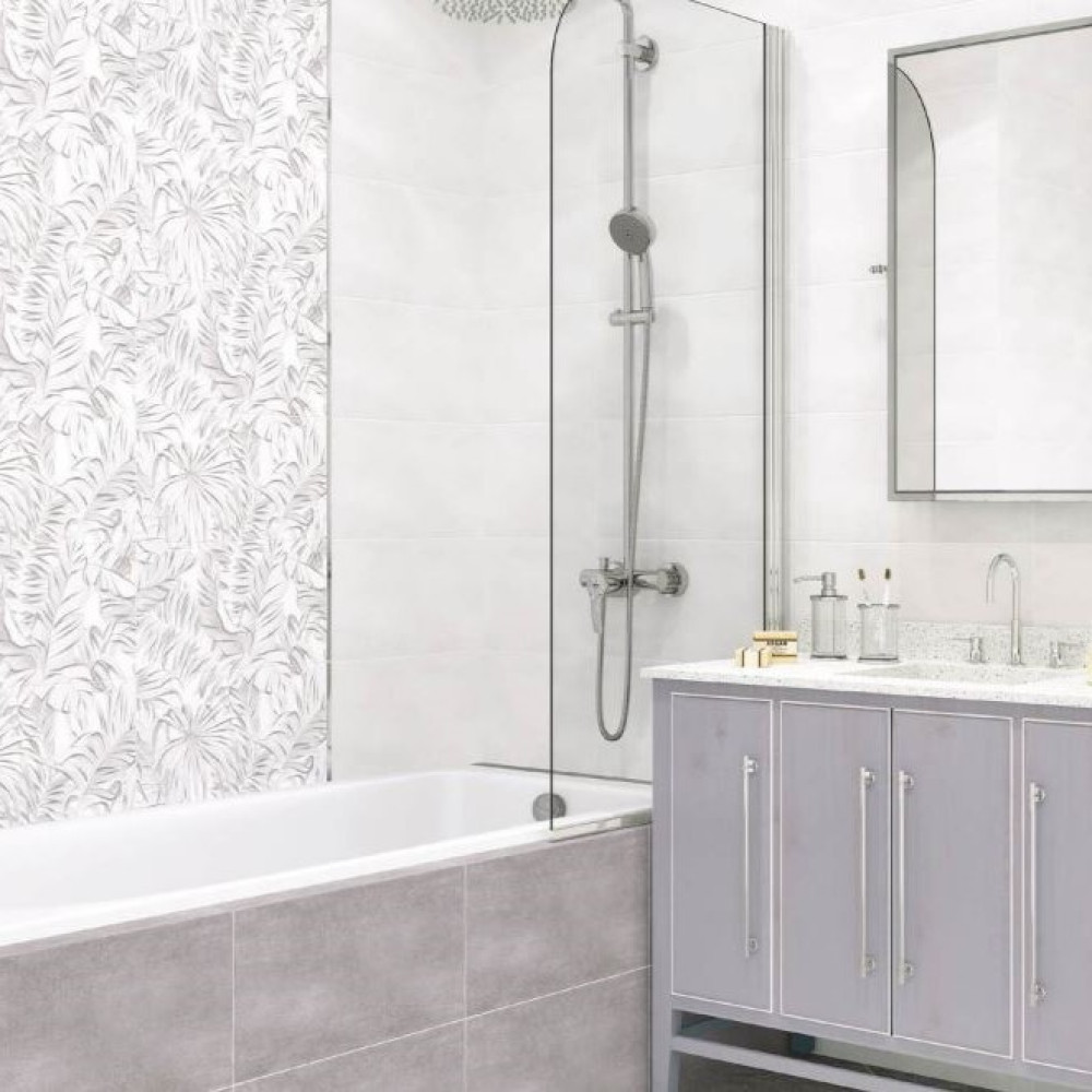 Бордюр Метал / Metallic Glossy Silver 12*500*9 (99 шт. в коробке) BWM51MET707