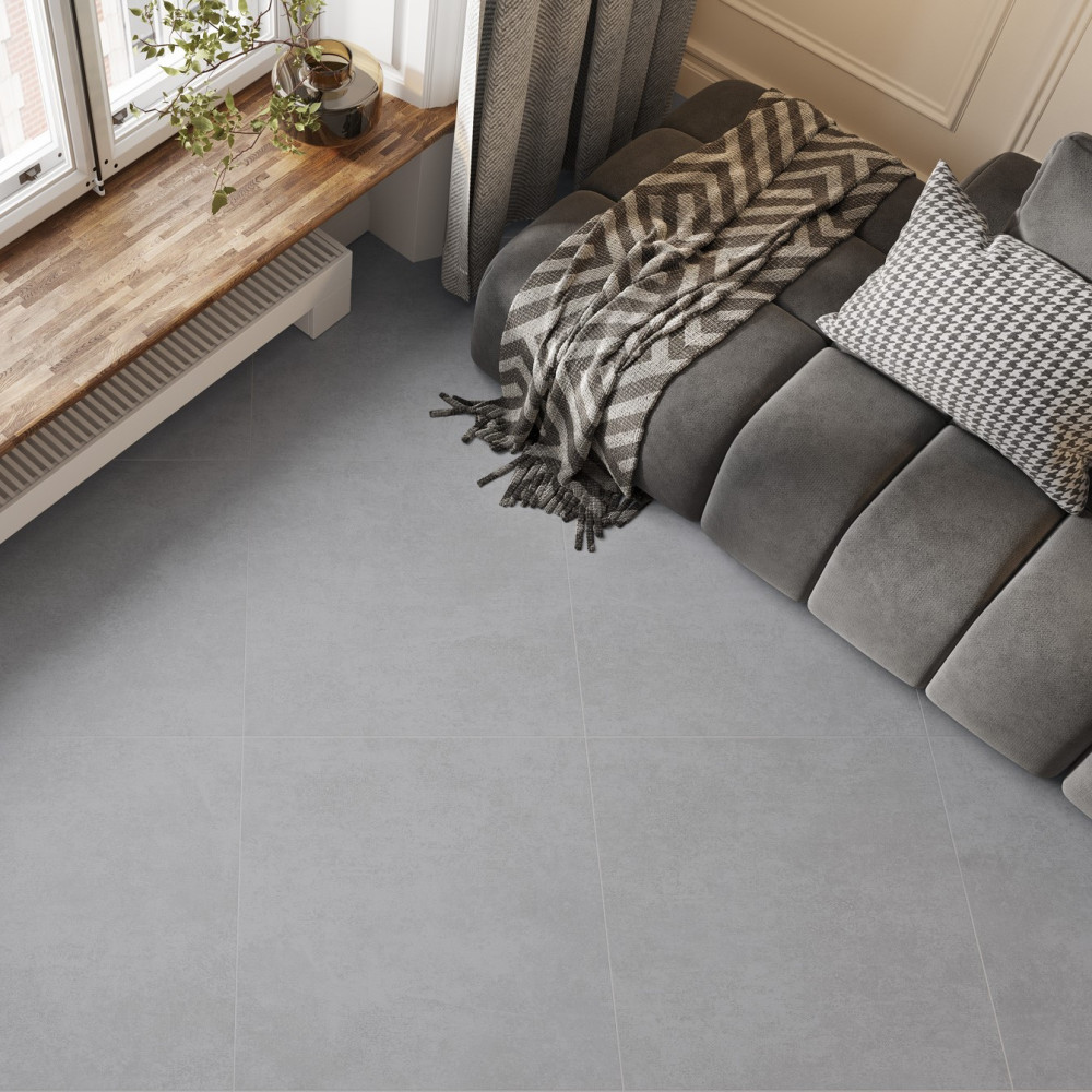 Плитка керамогранитная Бетон Про / Beton Pro 600x600 GFU6060BTP07R