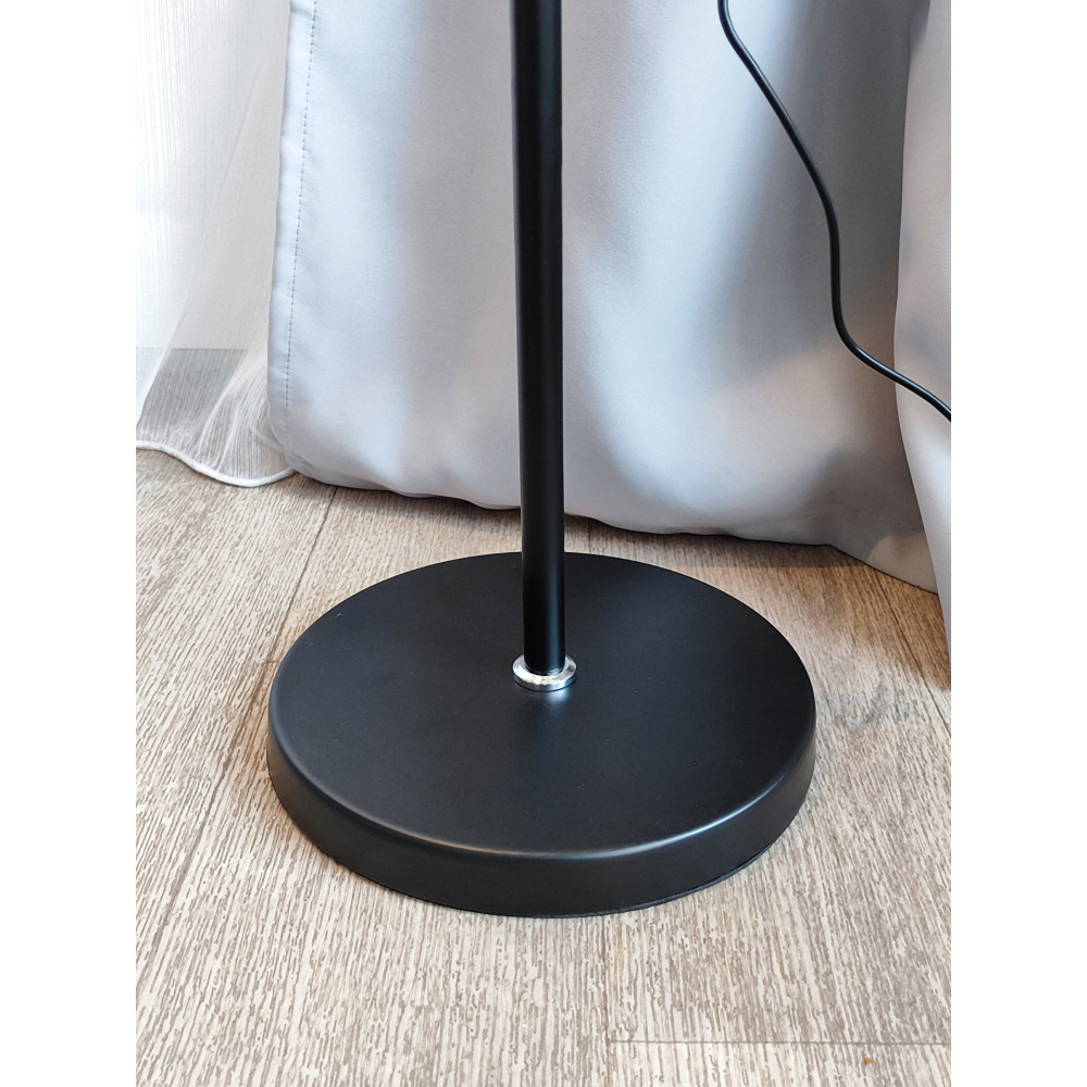 Торшер светодиодный 1 плафон 25*19*177 см 7Вт USB сгибается 4м2 3 света черный Baizheng