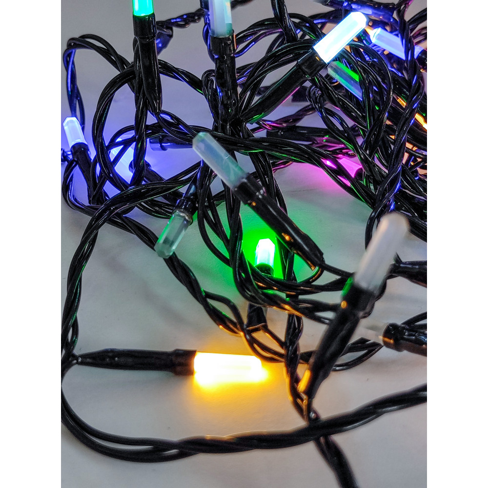 Гирлянда светодиодная 5,5 м 100 led нить карандаш мультиколор XHP-1110 Fex