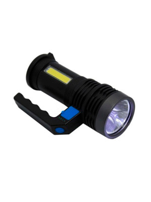 Фонарь ручной 2 led 14,5*9,5*6 см аккумулятор 3 режима USB Baizheng Фонарь ручной 2 led 14,5*9,5*6 см аккумулятор 3 режима USB Baizheng