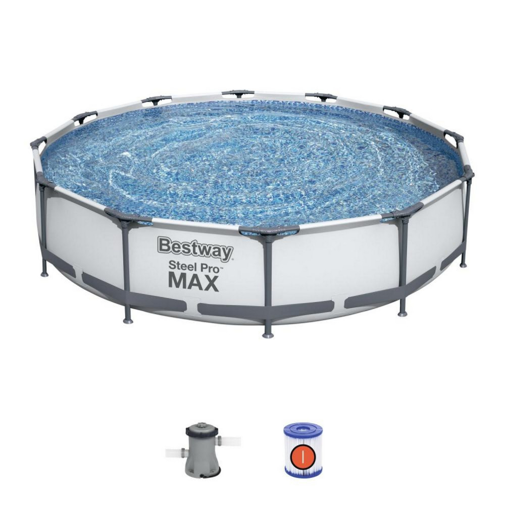 Бассейн каркасный 366*76 см 6473 л фильтр-насос BestWay