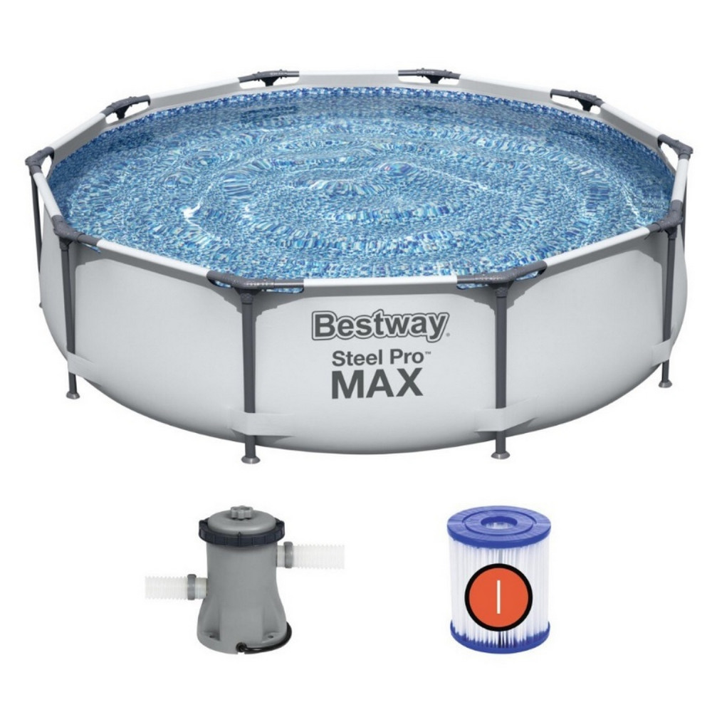 Бассейн каркасный 305*76 см 4678 л фильтр-насос BestWay