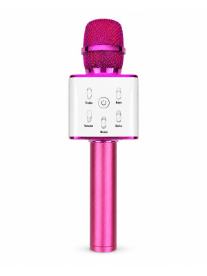 Караоке-микрофон беспроводной 3 Вт 24,5*7*7 см Micro-USB USB розовый Baizheng Караоке-микрофон беспроводной 3 Вт 24,5*7*7 см Micro-USB USB розовый Baizheng