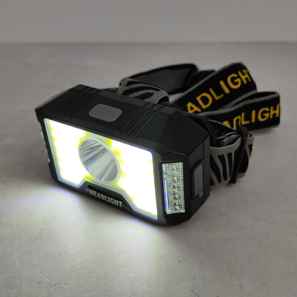 Фонарь налобный  1 led аккумуляторная батарея Baizheng