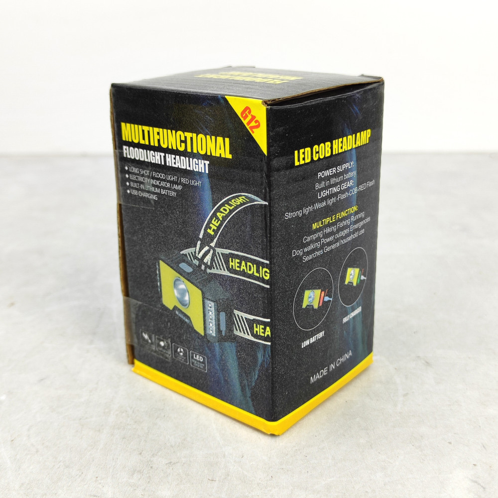 Фонарь налобный  1 led аккумуляторная батарея Baizheng