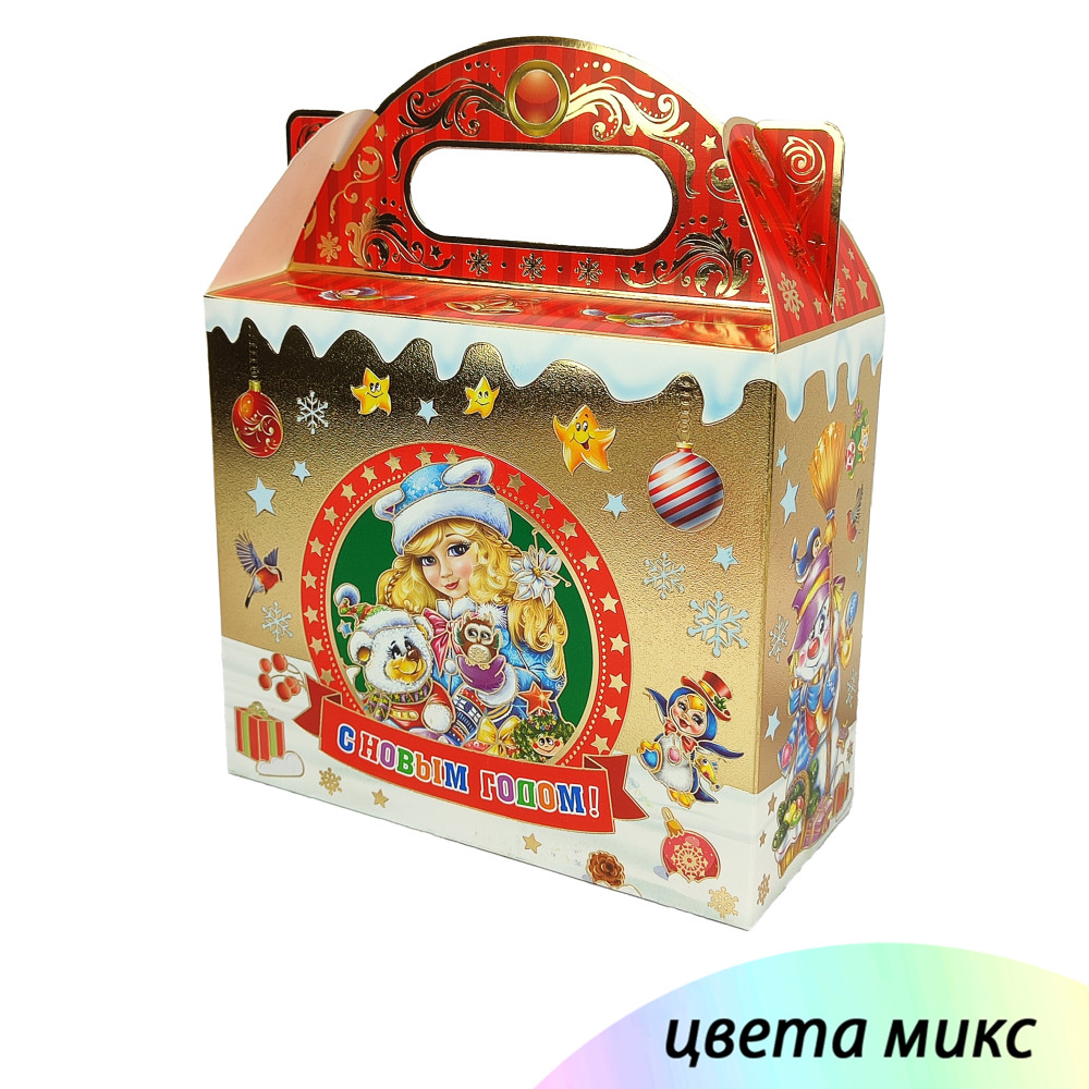 Коробка подарочная бумажная 20*9*25 см микс NP-4701 Baizheng