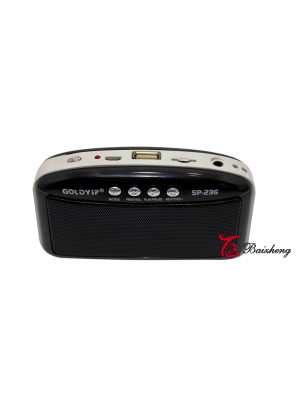 Колонка акустическая 1200 mAч 11,5*2,5*6 см USB/MP3/FM/TF/AUX 1 динамик микс Baizheng Колонка акустическая 1200 mAч 11,5*2,5*6 см USB/MP3/FM/TF/AUX 1 динамик микс Baizheng