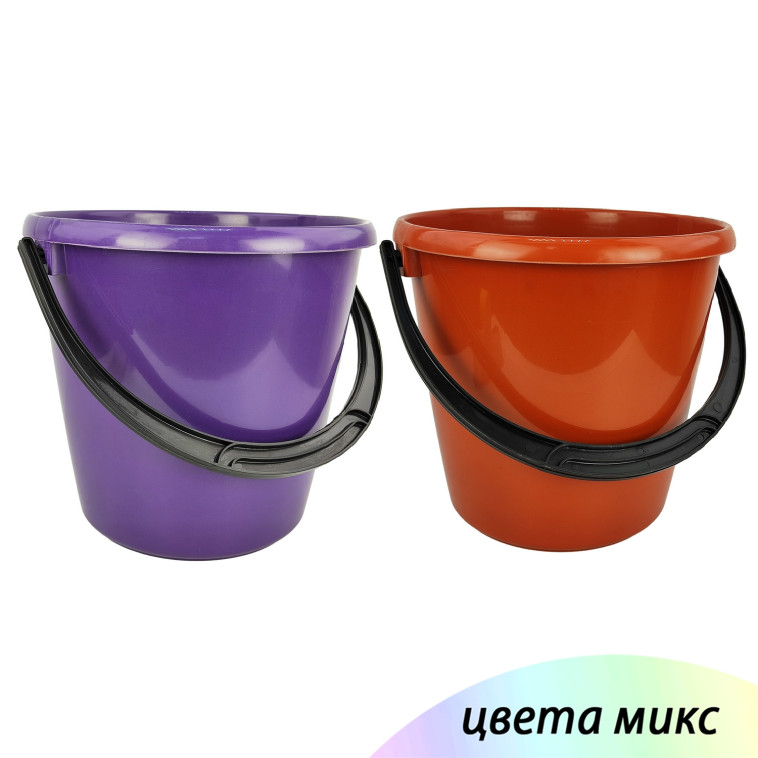 Ведро пластиковое 20 л черное Ангарск