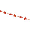 Мини изображение Бусы пластиковые на елку 2,7 м d-20 мм красный Звезды Волшебная страна