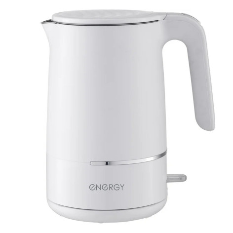 Чайник металлический электрический 1,7 л 1,8 кВт белый E-216 Energy