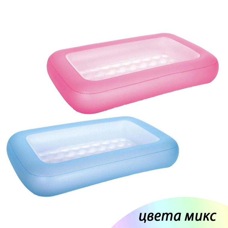 Бассейн надувной 165х104х25 см 102 л микс BestWay