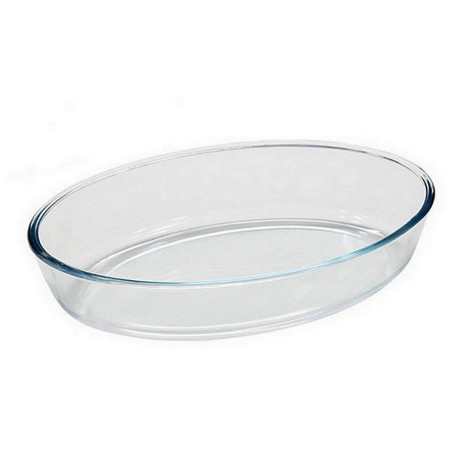 Блюдо стеклянное для запекания 700 мл овальное Cristallino Mallony