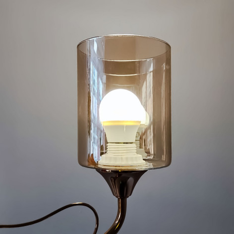 Плафон стеклянный Е27 бронза BZ-BLZ01 Baizheng