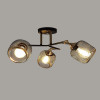 Мини фото Светильник спот 3 плафона 54*23 см Е27 60Вт 12м2 плафон металл черный золото Baizheng