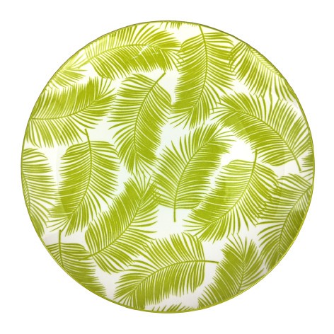 Тарелка фарфоровая обеденная 24 см Palma Коралл