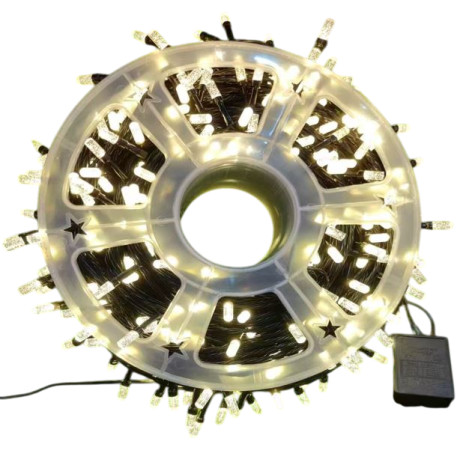 Гирлянда светодиодная 100 м 480 Led нить 8 режимов желтый NP-3444 Baizheng