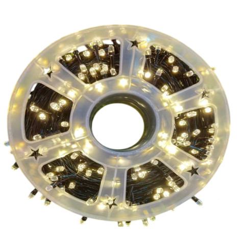 Гирлянда светодиодная 50 м 240 Led нить 8 режимов желтый NP-3436 Baizheng