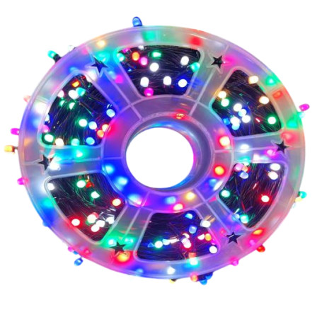 Гирлянда светодиодная 50 м 240 Led нить 8 режимов мультицвет NP-3433 Baizheng