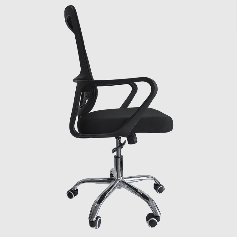 Кресло офисное 59*98 см до 120 кг механизм качания сетка черный Baizheng Изображение Кресло офисное 59*98 см до 120 кг механизм качания сетка черный Baizheng