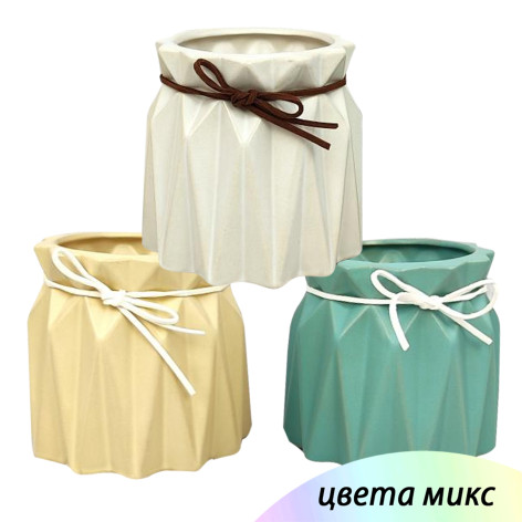 Ваза керамическая для цветов 12 см BZ-B03A Baizheng