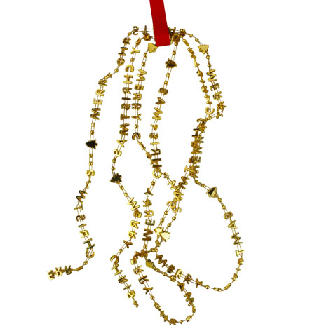 Бусы пластиковые на елку 1403-2 микс