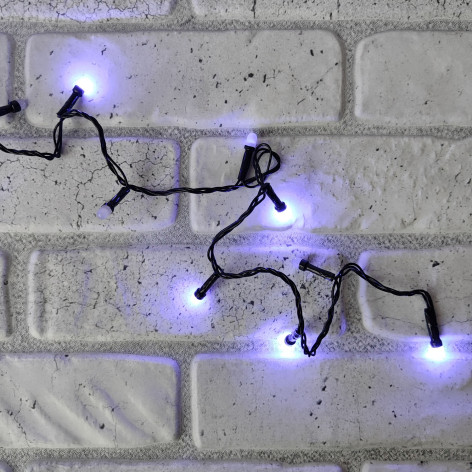 Гирлянда светодиодная 4,7 м 100 led нить синий XHP-14-X