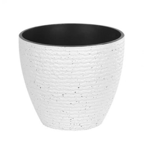 Горшок пластиковый 10,3 л 27*25*23 см белый Baizheng