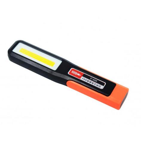 Фонарь ручной  led 19,8х4,2 см аккумуляторный 3 режима usb шнур Baizheng