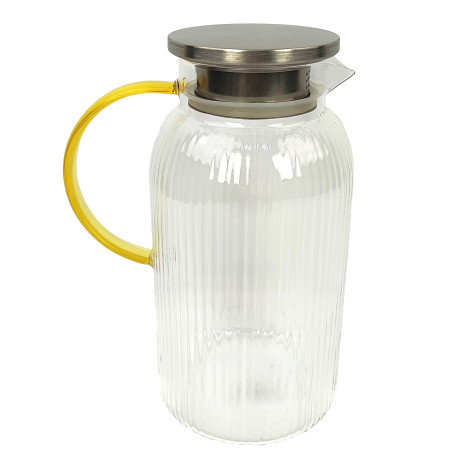 Чайник стеклянный заварочный 1800 мл крышка металл BZ-CH145 Baizheng