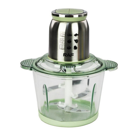 Измельчитель электрический 600 Вт чаша пласт 3 л 2 скорости R.7001 Raf Измельчитель электрический 600 Вт чаша пласт 3 л 2 скорости R.7001 Raf