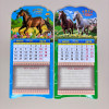 Мини снимок Календарь 9,6*20,8 см магнит с заметками ассорти Лошадь 2026 NP-6010 Fex (24/600)