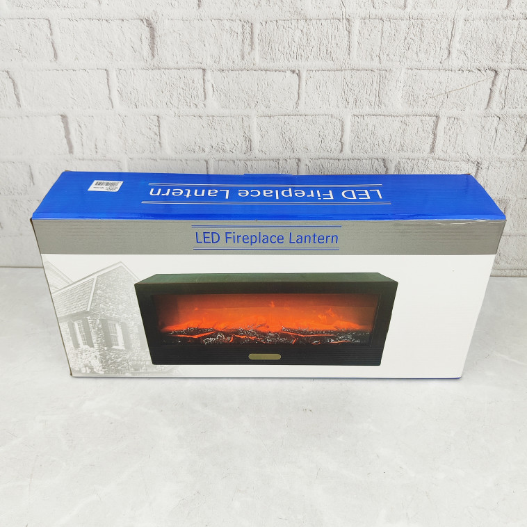 Cнимок Камин пластик стекло 50*11*23 см Bluetooth коричневый NP-7054 Baizheng