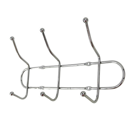 Вешалка металлическая настенная 225*115*60 мм 3 крючка 3,5 мм BZ-485 Baizheng Вешалка металлическая настенная 225*115*60 мм 3 крючка 3,5 мм BZ-485 Baizheng