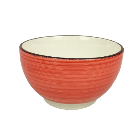 Салатник керамический 14 см 630 мл розовый Браш Коралл