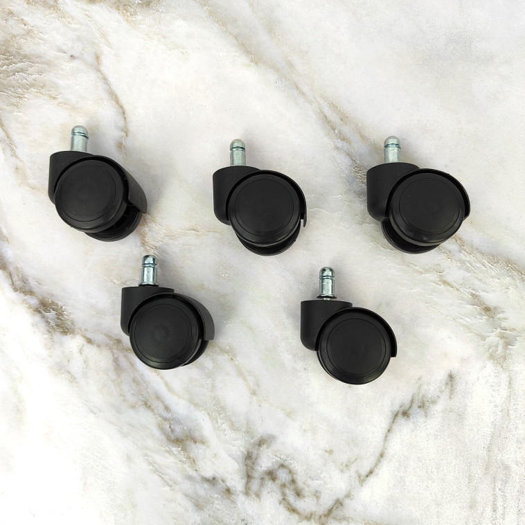 Изображение Колесо для офисного кресла 4,5 см 5 пр черный Baizheng