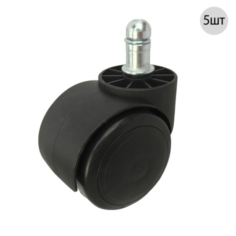 Колесо для офисного кресла 4,5 см 5 пр черный Baizheng