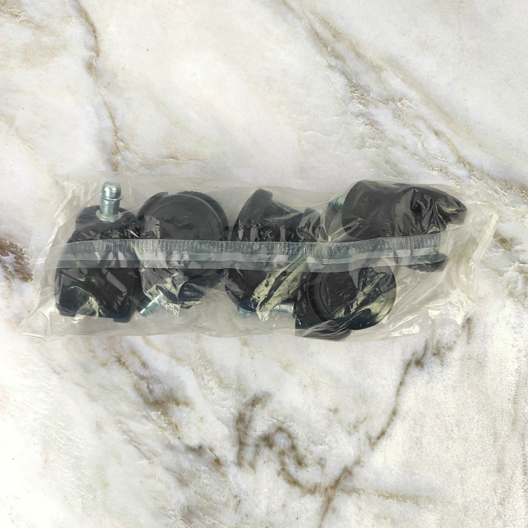 Cнимок Колесо для офисного кресла 4,5 см 5 пр черный Baizheng