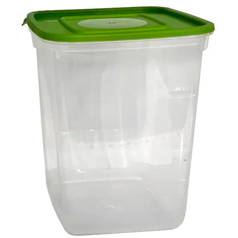 Контейнер пластиковый 2,4 л 143х143х187 мм высокий Каскад квадро Полимербыт