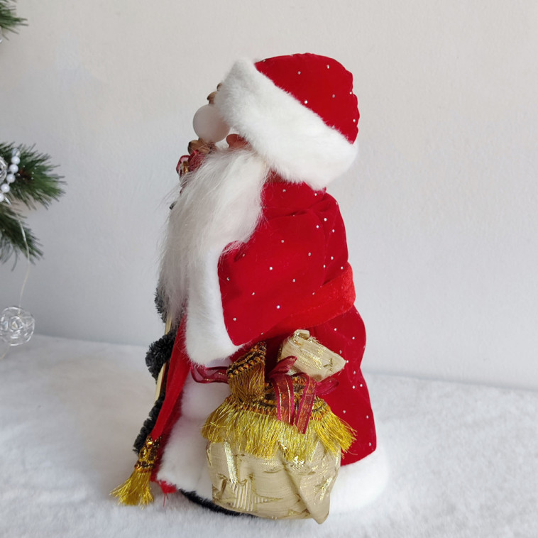 Изображение Фигурка новогодняя 30 см Дед Мороз музыкальный микс NP-5306 Fex
