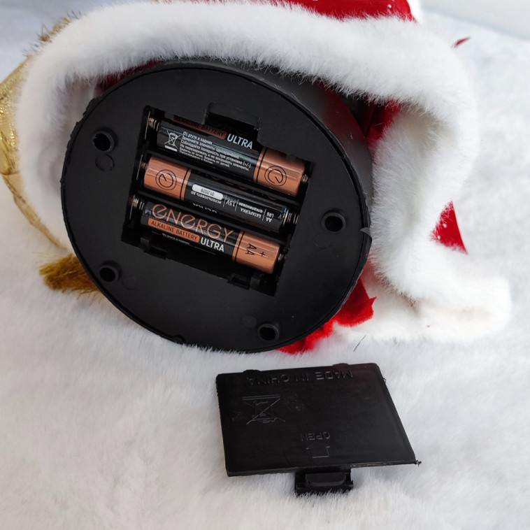 Фото №1 Фигурка новогодняя 30 см Дед Мороз музыкальный микс NP-5306 Fex