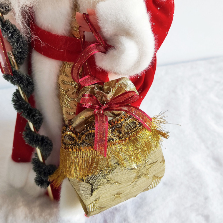 Картинка Фигурка новогодняя 40 см Дед Мороз музыкальный микс NP-5307 Fex