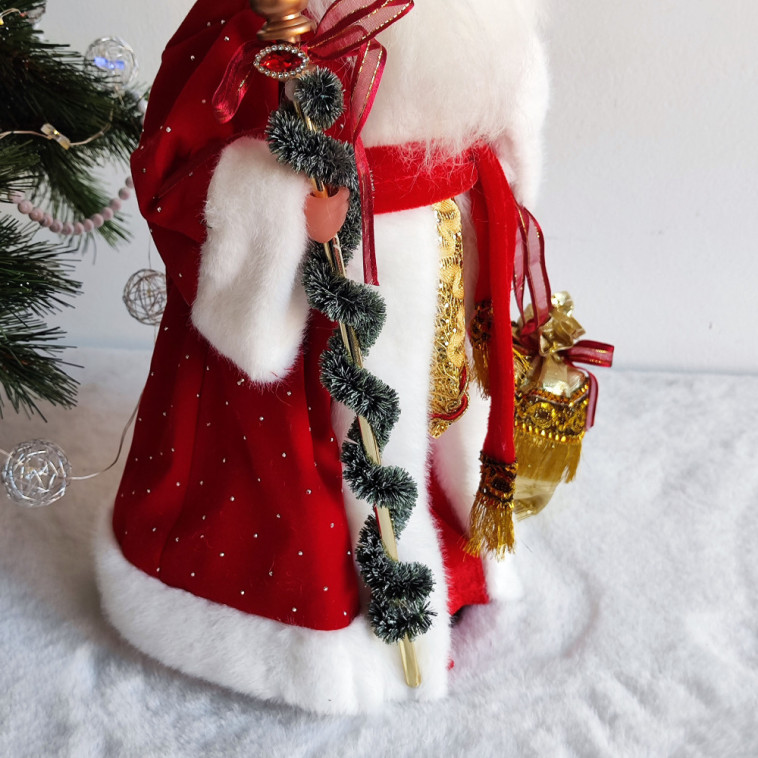 Фото №1 Фигурка новогодняя 40 см Дед Мороз музыкальный микс NP-5307 Fex