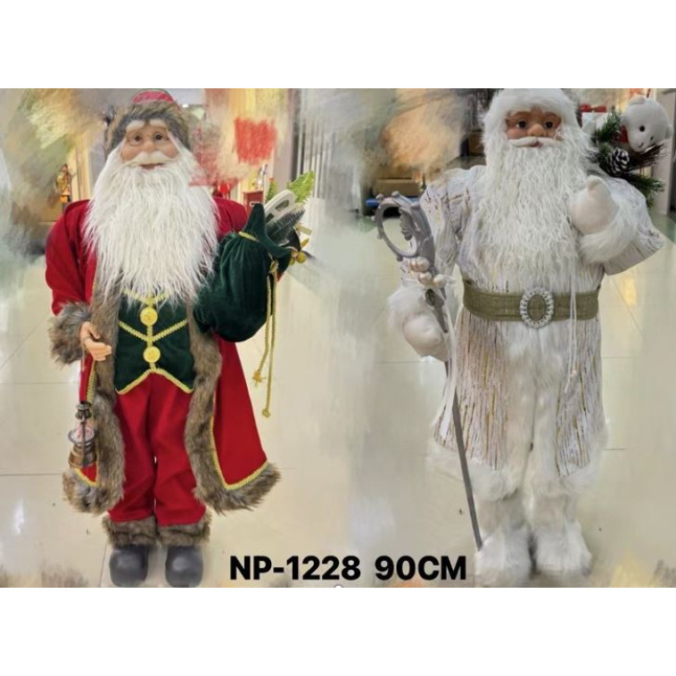 Фигурка новогодняя 90 см микс Дед Мороз NP-1228 Baizheng