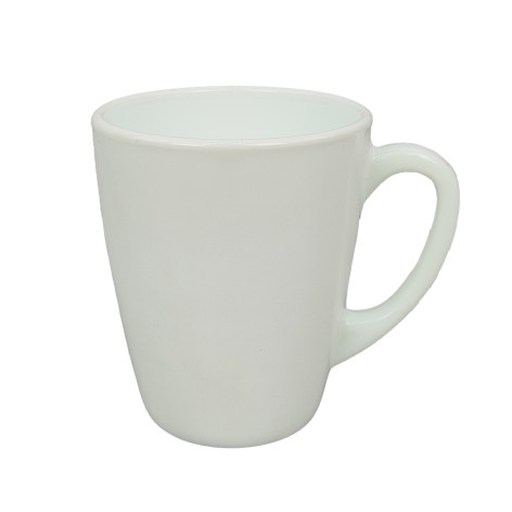 Кружка стеклокерамическая 325 мл белый PO-280T White Parsopal