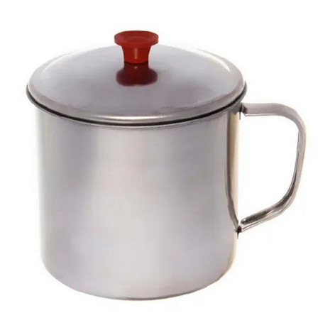 Кружка нержавеющая сталь походная 350 мл 10х9 см c крышкой Baizheng Кружка нержавеющая сталь походная 350 мл 10х9 см c крышкой Baizheng