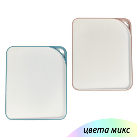 Доска пластиковая разделочная 29х24х1,5 см какао Vinkel Light Полимербыт